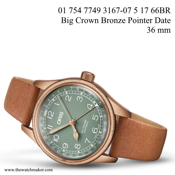 Big Crown Pointer Date, Green Dial, 36mm - The Watchmaker