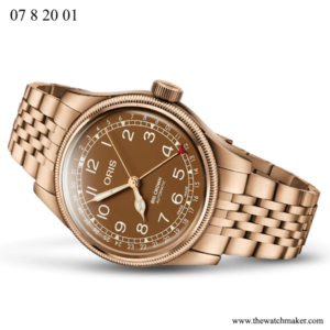 07 8 20 01 Oris Bronze Metal Bracelet, Complete