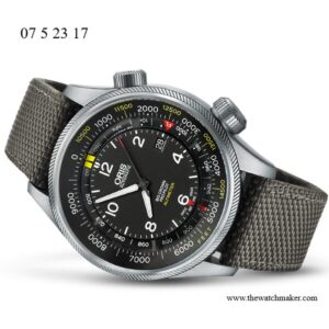 07 5 23 17FC Oris Grey Textile Strap, Complete