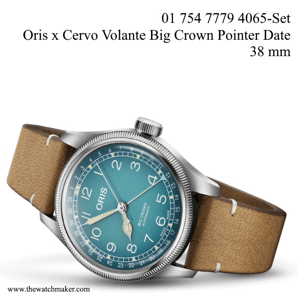 Oris Big Crown X Cervo Volante Blue Dial 38mm The Watchmaker