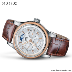 07 5 19 52NB Oris Brown Leather Strap, Strap-Only