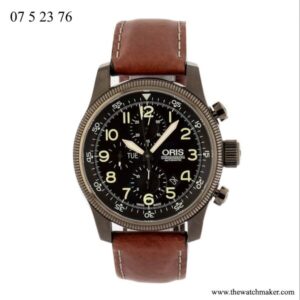 07 5 23 76 Oris Brown Leather Strap, Complete