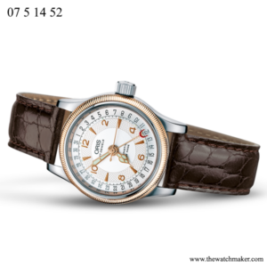 07 5 14 52 Oris Brown Leather Strap, Complete