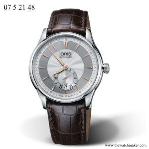 07 5 21 48 Oris Brown Leather Strap, Complete