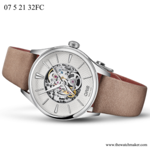 07 5 21 32FC Oris Brown Leather Strap, Complete