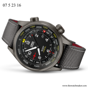 07 5 23 16GFC Oris Grey Textile Strap, Complete