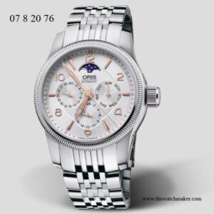 07 8 20 76 Oris Steel Metal Bracelet, Complete