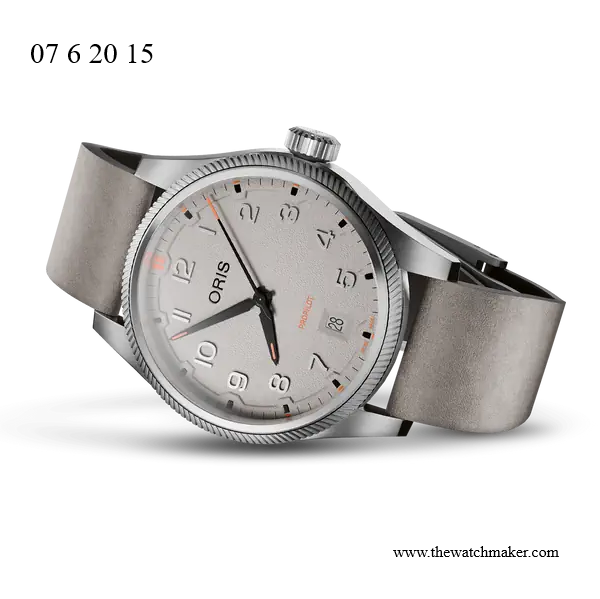 07 6 20 15LC Oris Beige Leather Strap, Complete