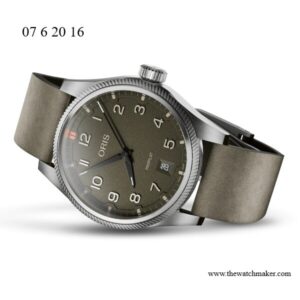 07 6 20 16LC Oris Brown Leather Strap, Complete