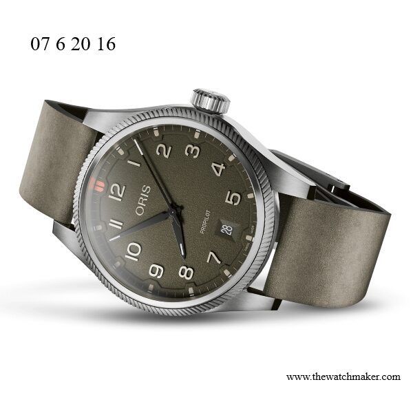 07 6 20 16LC Oris Brown Leather Strap, Complete