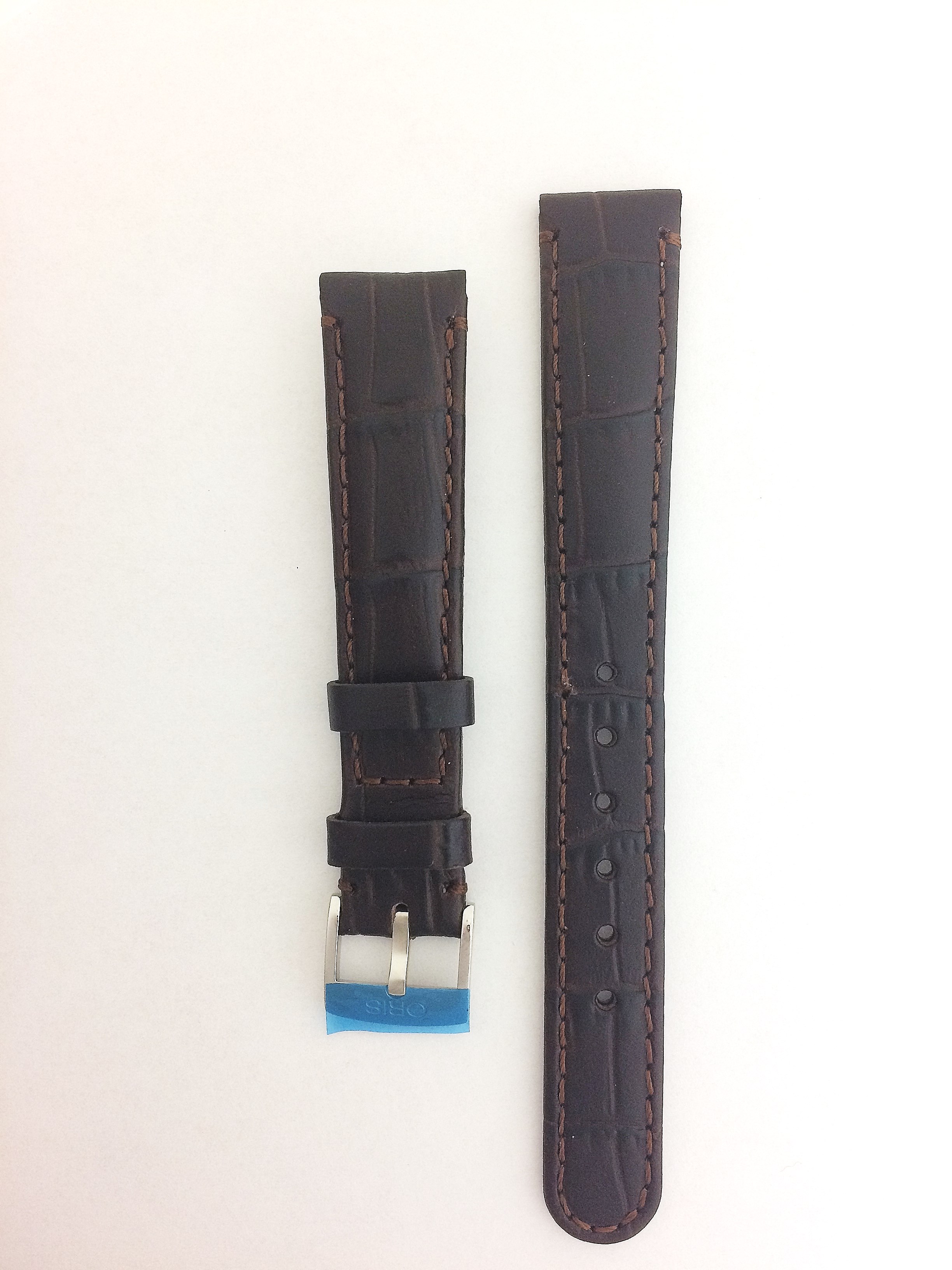 07 5 14 52 Oris Brown Leather Replacement Strap, 14mm - The Watchmaker